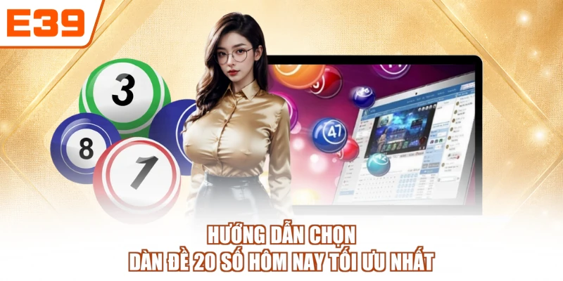 Hướng dẫn chọn dàn đề 20 số hôm nay tối ưu nhất